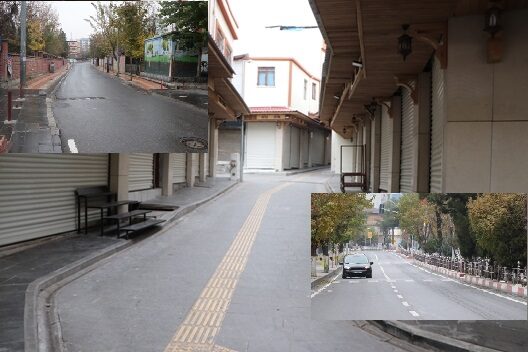 Siirt’te hafta sonu uygulanan sokağa çıkma kısıtlamasının ilk gününde cadde