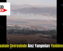 Siirt Havaalanı Çevresinde Anız Yangınları Yeniden Başladı