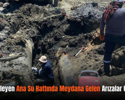 Siirt’i Besleyen Ana Su Hattında Meydana Gelen Arızalar Onarılıyor