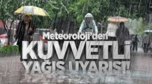 Meteoroloji Genel Müdürlüğü, Siirt ve çevresinde kuvvetli yağış uyarısında bulundu.
