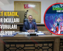 Hayati Kısacık, “Spor Okulları Başvuruları Başlıyor