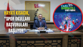 Hayati Kısacık, “Spor Okulları Başvuruları Başlıyor