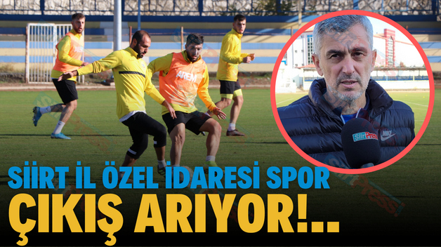 Siirt İl Özel İdaresi Spor Çıkış Arıyor!..