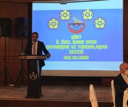 Siirt İl Özel İdare Spor Dayanışma ve Yardımlaşma etkinliğinde takım