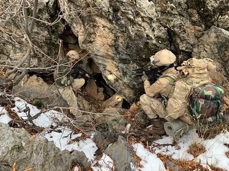 Siirt İl Jandarma Komutanlığı’na bağlı birliklerce Baykan İlçesi Tandır Dağı