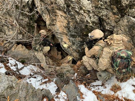 BAYKAN KIRSALINDA PKK’NIN KIŞ ÜSLENMESİNE DARBE