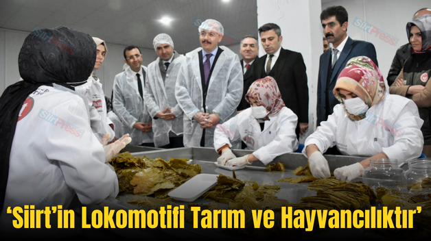 ‘Siirt’in Lokomotifi Tarım ve Hayvancılıktır’