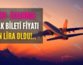 Siirt- İstanbul Uçak Bileti Fiyatı Bin Lira Oldu!..