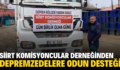 SİİRT KOMİSYONCULAR DERNEĞİNDEN DEPREMZEDELERE ODUN DESTEĞİ