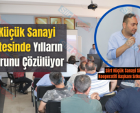 Küçük Sanayi Sitesinde Yılların Sorunu Çözülüyor