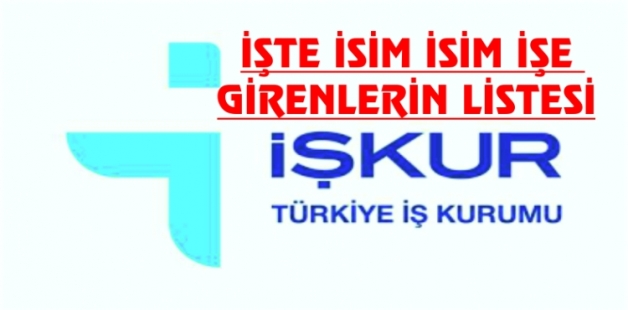 SİİRT İŞ KUR LİSTESİ TIKLA ÖĞREN….