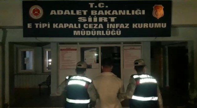 Siirt’in Kurtalan ilçesinde farklı suçlardan 17 yıl 8 ay kesinleşmiş