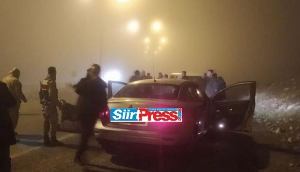 Siirt’in Kurtalan ilçesinde nedeni bilinmeyen olayda araç içerisinde silahla vurulmuş