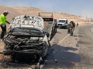 Siirt’in Kurtalan ilçe karayolunda meydana gelen trafik kazasında 1 kişi