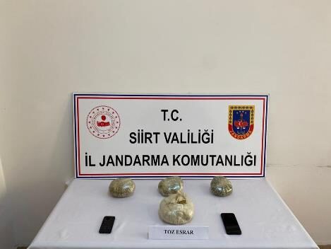Siirt’in Kurtalan ilçesinde Batman ilinden uyuşturucu getirip ticaretini yapmak isteyen