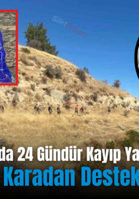 Kurtalan’da 24 Gündür Kayıp Yaşlı Adam Havadan ve Karadan Destekle Aranıyor
