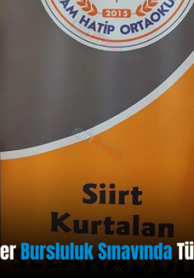 Kurtalanlı Öğrenciler Bursluluk Sınavında Türkiye Birincisi Oldu