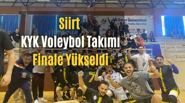 Siirt KYK Voleybol Takımı Finale Yükseldi