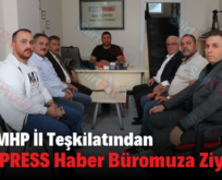 Siirt MHP İl Teşkilatından SİİRTPRESS Haber Büromuza Ziyaret