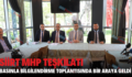 SİİRT MHP TEŞKİLATI BASINLA BİLGİLENDİRME TOPLANTISINDA BİR ARAYA GELDİ