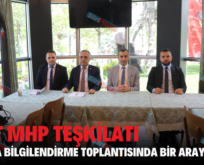 SİİRT MHP TEŞKİLATI BASINLA BİLGİLENDİRME TOPLANTISINDA BİR ARAYA GELDİ