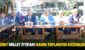 SİİRT MİLLET İTTİFAKI BASIN TOPLANTISI DÜZENLEDİ