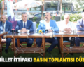 SİİRT MİLLET İTTİFAKI BASIN TOPLANTISI DÜZENLEDİ