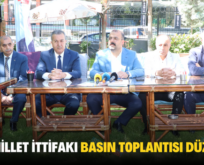 SİİRT MİLLET İTTİFAKI BASIN TOPLANTISI DÜZENLEDİ