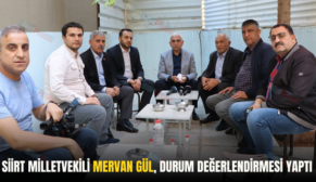 SİİRT MİLLETVEKİLİ MERVAN GÜL, DURUM DEĞERLENDİRMESİ YAPTI