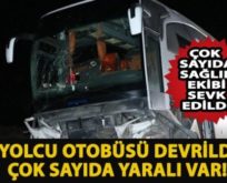 SİİRT OTOBÜSÜ GAZİANTEP’TE KAZA YAPTI: 20 YARALI