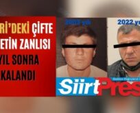 Pervari’deki Çifte Cinayetin Zanlısı 19 Yıl Sonra Yakalandı