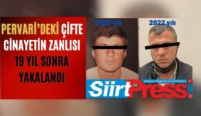 Pervari’deki Çifte Cinayetin Zanlısı 19 Yıl Sonra Yakalandı