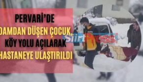 Pervari’de Damdan Düşen Çocuk, Köy Yolu Açılarak Hastaneye Ulaştırıldı