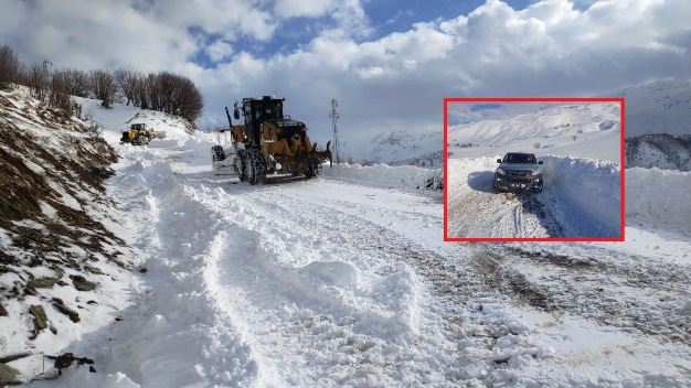 Pervari’de Kar Ve Tipi Nedeniyle Kapanan 41 Köy Yolu Ulaşıma Açıldı