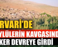 PERVARİ’DE KÖYLÜLERİN KAVGASINDA ASKER DEVREYE GİRDİ