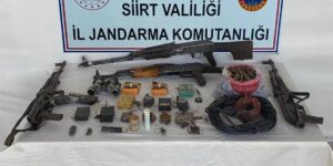 PERVARİ’DE PKK’NIN CEPHANELİĞİ BULUNDU