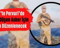 Siirt’te Pervari’de Şehit Düşen Asker İçin Tören Düzenlenecek