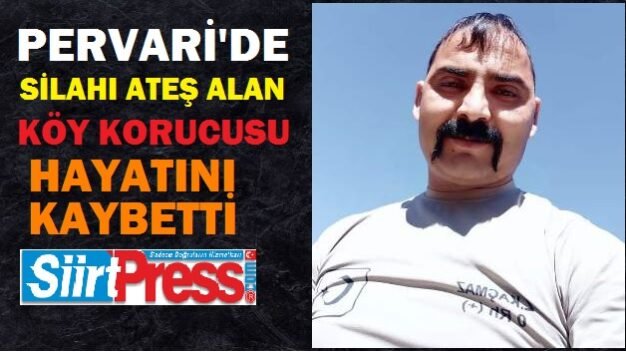 Siirt’in Pervari ilçesinde silahının kazayla ateş alması sonucu vücudundan yaralanan