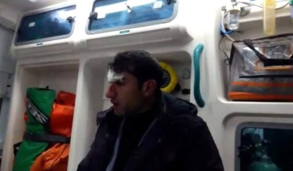 Siirt’in Pervari ilçesine bağlı Doğan köyünde kar yağışının ardından buzlanan