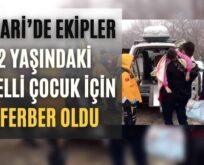 Pervari’de Ekipler, 12 Yaşındaki Engelli Çocuk İçin Seferber Oldu