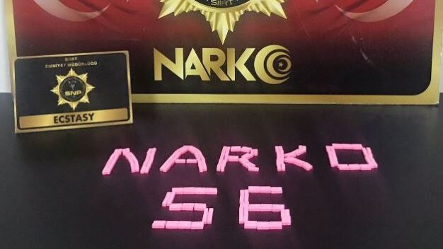 Siirt İl Emniyet Müdürlüğü Narkotik Suçlarla Mücadele Şube Müdürlüğü tarafından