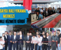 Siirt Saygı Halı Yıkama Merkezi Törenle Hizmete Girdi