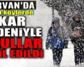 Şirvan’da Bazı Köylerde Okullara Kar Nedeniyle Ara Verildi