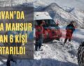 Şirvan’da Karda Mahsur Kalan 6 Kişi Kurtarıldı