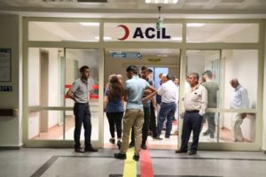 Siirt’in Şirvan ilçesinde seyir halinde olan motosiklet sürücüsü yola aniden