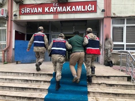 Siirt’in Şirvan ilçesinde hakkında 18 yıl 15 gün kesinleşmiş hapis