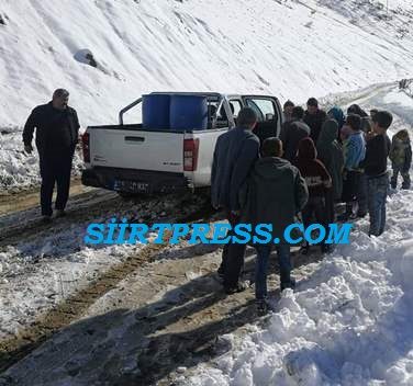 Siirt’in Şirvan ilçesinde doğum sancısı çeken kadının imdadına Siirt İl