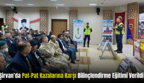 Şirvan’da Pat-Pat Kazalarına Karşı Bilinçlendirme Eğitimi Verildi