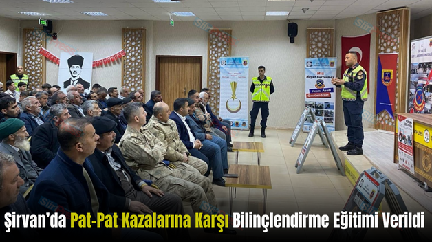 Şirvan’da Pat-Pat Kazalarına Karşı Bilinçlendirme Eğitimi Verildi