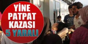 ŞİRVAN’DA PATPAT KAZA YAPTI: 5 YARALI